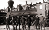 Железная дорога (поезда, паровозы, локомотивы, вагоны) - Паровозные машинисты