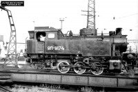 Железная дорога (поезда, паровозы, локомотивы, вагоны) - Паровоз 9П-9174 на ст.Пермь-II.