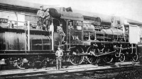 Железная дорога (поезда, паровозы, локомотивы, вагоны) - Пассажирский паровоз Уу14.