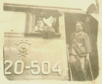 Железная дорога (поезда, паровозы, локомотивы, вагоны) - Бригада паровоза  ИС20-504 депо Челябинск
