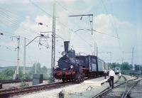 Железная дорога (поезда, паровозы, локомотивы, вагоны) - Паровоз Ов-324 с ретро-вагонами