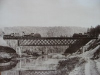 Железная дорога (поезда, паровозы, локомотивы, вагоны) - Мост через реку Сим