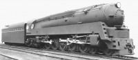 Железная дорога (поезда, паровозы, локомотивы, вагоны) - Паровоз-дуплекс класс Q1 типа 2-3-2-2 Пенсильванской ж.д.,США