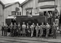 Железная дорога (поезда, паровозы, локомотивы, вагоны) - Танк-паровоз типа 0-2-1,NZR 199,построен в 1875г.