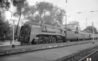 Железная дорога (поезда, паровозы, локомотивы, вагоны) - Паровоз П36-0071 с поездом на ст.Батайск,Ростовская область