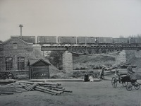 Железная дорога (поезда, паровозы, локомотивы, вагоны) - Железный мост через Кыштымский пруд