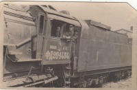 Железная дорога (поезда, паровозы, локомотивы, вагоны) - Паровоз ФД20-1454 и его бригада