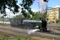 Железная дорога (поезда, паровозы, локомотивы, вагоны) - Финский паровоз Hr1-1009 на ст.Выборг