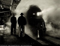 Железная дорога (поезда, паровозы, локомотивы, вагоны) - Ночной экспресс