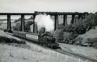 Железная дорога (поезда, паровозы, локомотивы, вагоны) - Лискирдский виадук