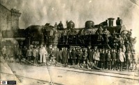 Железная дорога (поезда, паровозы, локомотивы, вагоны) - Паровоз Ес-350 восстановленный на субботнике в депо Челябинск