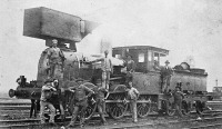 Железная дорога (поезда, паровозы, локомотивы, вагоны) - Паровоз №160 типа 0-3-0 с дефлектором дыма