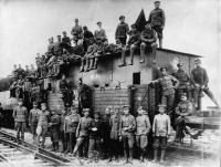 Железная дорога (поезда, паровозы, локомотивы, вагоны) - Бронепоезд №12 Венгерской Красной армии
