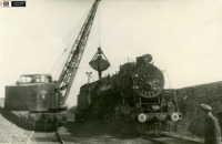 Железная дорога (поезда, паровозы, локомотивы, вагоны) - Экипировка углем паровоза ФД20-3130(?) в  депо Челябинск (?)