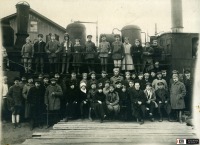 Железная дорога (поезда, паровозы, локомотивы, вагоны) - Первый поезд на Архиповской мельнице