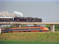 Железная дорога (поезда, паровозы, локомотивы, вагоны) - Две эпохи