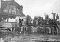 Железная дорога (поезда, паровозы, локомотивы, вагоны) - Паровоз У-138 на Козловском паровозоремонтном заводе