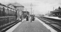 Железная дорога (поезда, паровозы, локомотивы, вагоны) - Станция Ледибанк