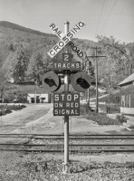 Железная дорога (поезда, паровозы, локомотивы, вагоны) - Железнодорожный переезд