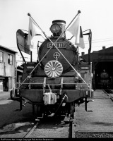 Железная дорога (поезда, паровозы, локомотивы, вагоны) - Паровоз С57 117 типа 2-3-1 в депо Миядзаки