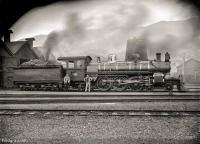 Железная дорога (поезда, паровозы, локомотивы, вагоны) - Паровоз Класс А №419 типа 2-3-1