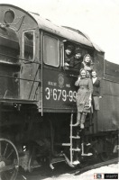Железная дорога (поезда, паровозы, локомотивы, вагоны) - На паровозе Эу679-99