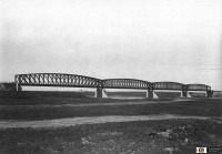 Железная дорога (поезда, паровозы, локомотивы, вагоны) - Железнодорожный мост через р.Урал близ Оренбурга