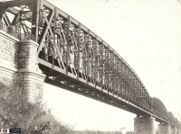 Железная дорога (поезда, паровозы, локомотивы, вагоны) - Мост через р.Белая близ ст. Уфа