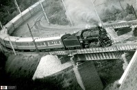 Железная дорога (поезда, паровозы, локомотивы, вагоны) - Паровоз ЛВ-0283 с туристическим поездом 