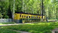 Железная дорога (поезда, паровозы, локомотивы, вагоны) - Бывший вагон-клуб в детском оздоровительном лагере 