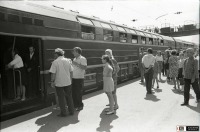 Железная дорога (поезда, паровозы, локомотивы, вагоны) - Состав двухэтажных вагонов на ст.Челябинск-Главный