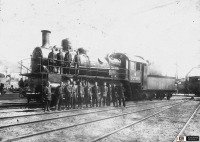 Железная дорога (поезда, паровозы, локомотивы, вагоны) - Паровоз Эу712-19 на веере депо Оренбург