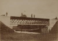 Железная дорога (поезда, паровозы, локомотивы, вагоны) - Мост на Псковско-Рижской ж.д.