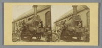 Железная дорога (поезда, паровозы, локомотивы, вагоны) - Локомотив N.2000 с инженерами