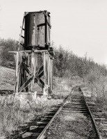 Железная дорога (поезда, паровозы, локомотивы, вагоны) - Водонапорная башня на малодеятельной железной дороге