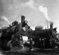 Железная дорога (поезда, паровозы, локомотивы, вагоны) - Паровоз Эр788-15 в депо Ртищево Юго-Восточной ж.д.
