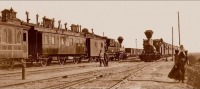 Железная дорога (поезда, паровозы, локомотивы, вагоны) - Прибытие поезда на ст.Омск