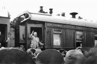 Железная дорога (поезда, паровозы, локомотивы, вагоны) - Н.С.Хрущев на станции Сальск