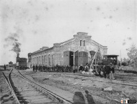 Железная дорога (поезда, паровозы, локомотивы, вагоны) - Паровозное здание на ст.Боготол