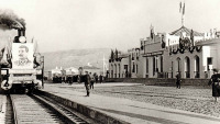 Железная дорога (поезда, паровозы, локомотивы, вагоны) - Первый поезд в Улан-Баторе