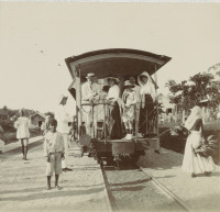 Железная дорога (поезда, паровозы, локомотивы, вагоны) - Поезд в Суринаме