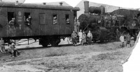 Железная дорога (поезда, паровозы, локомотивы, вагоны) - Паровоз Щ.3211 с поездом
