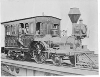 Железная дорога (поезда, паровозы, локомотивы, вагоны) - Паровозо-вагон №14 Камберлендской ж.д.