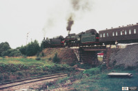 Железная дорога (поезда, паровозы, локомотивы, вагоны) - Поезд у ст.Ляскеля