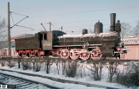 Железная дорога (поезда, паровозы, локомотивы, вагоны) - Паровоз Оп-7587 в депо Брянск-II