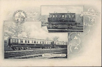 Железная дорога (поезда, паровозы, локомотивы, вагоны) - Два Королевских вагона 1842 и 1904 гг. L.N.W.R.
