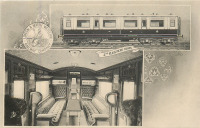 Железная дорога (поезда, паровозы, локомотивы, вагоны) - L.N.W.R. Вагон для пикника III класса