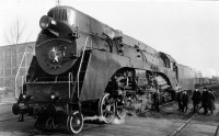Железная дорога (поезда, паровозы, локомотивы, вагоны) - Опытный советский грузовой паровоз ОР23-01