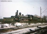Железная дорога (поезда, паровозы, локомотивы, вагоны) - Паровоз серии Оп.7587 в депо Брянск-II