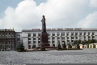Минск - Центральная площадь. Памятник Сталину 1961, Белоруссия, Минск
